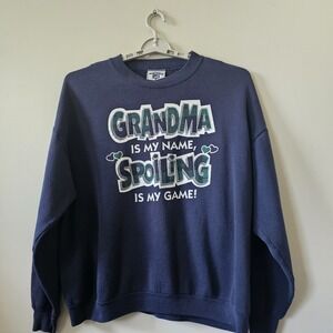 Vintage Lee‎ Sweatshirt Unisex Size 2X Grandma Is My Name 90s USA